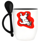 Кружка с ложкой