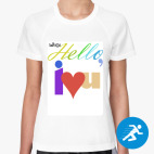 Женская спортивная футболка