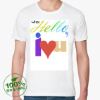 Мужская футболка органик