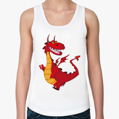 Женская майка с принтом  Дракончик