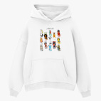 Толстовка худи оверсайз