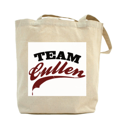 Сумка шоппер с принтом Team Cullen