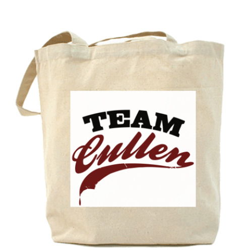 Сумка шоппер с принтом Team Cullen