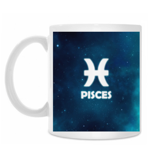 Кружка с принтом Знак зодиака. Рыбы