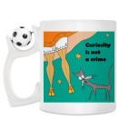 Кружка с футбольным мячиком