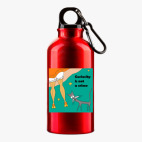 Металлическая бутылка 400 мл UV-DTF