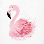 Розовый фламинго