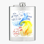 Фляжка стальная