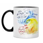 Кружка двухцветная