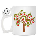 Кружка с футбольным мячиком