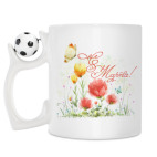 Кружка с футбольным мячиком