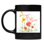 Кружка цветная UV-DTF