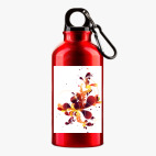 Металлическая бутылка 400 мл UV-DTF