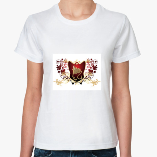 Классическая футболка с принтом  Год Кота #1