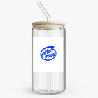 Банка с бамбуковой крышкой