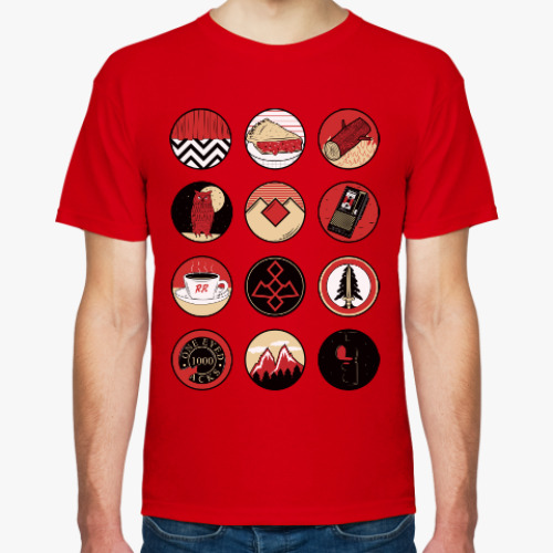 Футболка с принтом Сериал Твин Пикс Twin Peaks