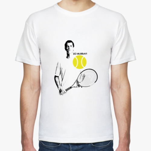 Футболка с принтом  AndyMurray