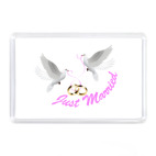 Магнит 7,5 x 5,1 см Just Married
