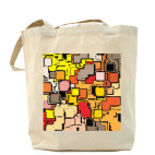 Фон из цветных квадратов.