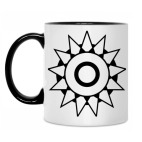 Кружка двухцветная