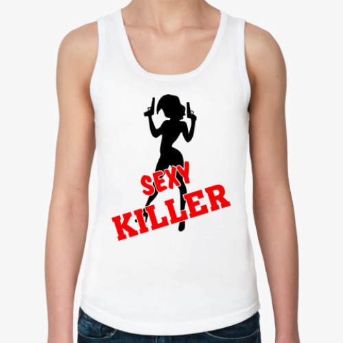 Женская майка с принтом Секси киллер