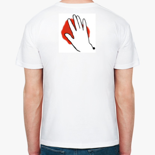 Футболка с принтом Pаненое сердце