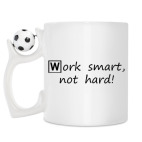 Кружка с футбольным мячиком