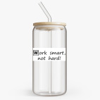 Банка с бамбуковой крышкой