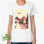 Женская футболка органик