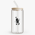 Банка с бамбуковой крышкой