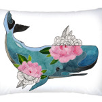 Кит кашалот в цветах