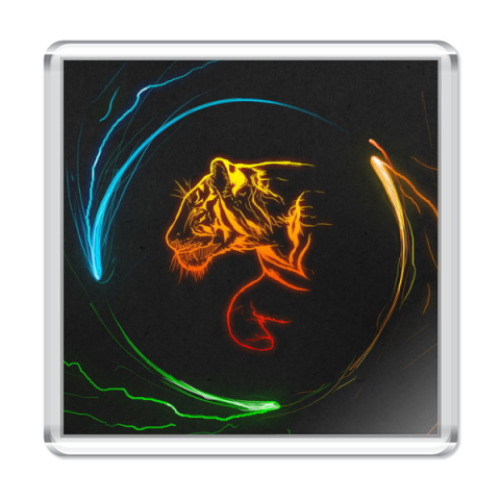 Магнит с принтом  4 элемента