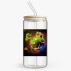 Банка с бамбуковой крышкой