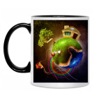 Кружка двухцветная