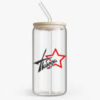 Банка с бамбуковой крышкой