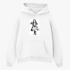 Толстовка худи оверсайз