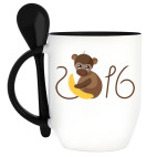 Кружка с ложкой