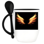 Кружка с ложкой