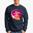 Космонавт серфер на волне