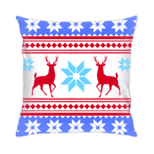 Подушка с принтом С новым годом!