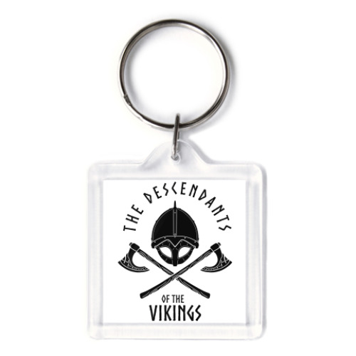 Брелок с принтом Викинги