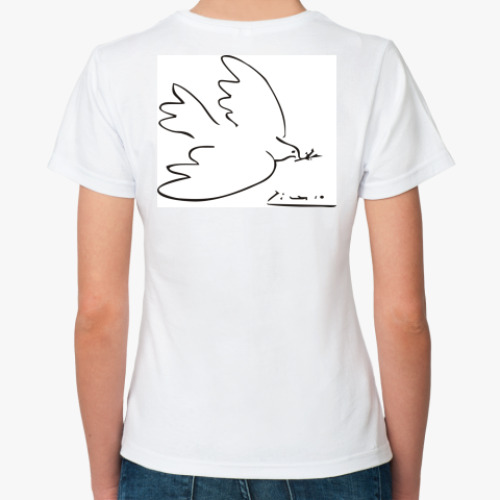 Классическая футболка с принтом  'All you need...'