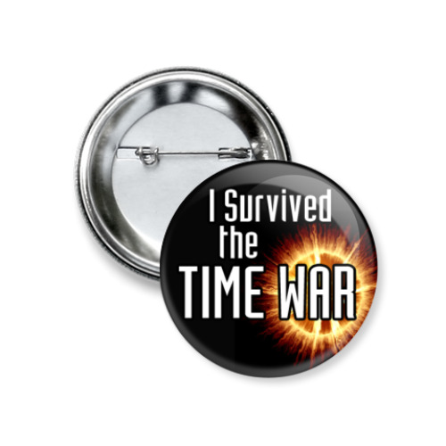 Значок 37мм с принтом Time War