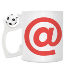 Кружка с футбольным мячиком