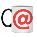 Кружка двухцветная