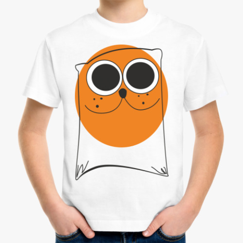 Детская футболка с принтом Чумачечие котэ / Crazy cats