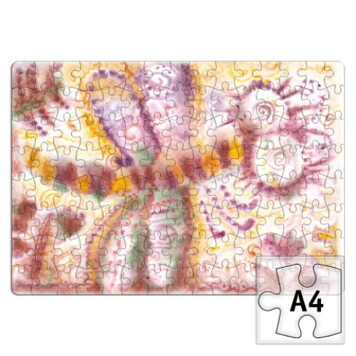 Пазл с принтом Стрекоза из м/ф Винни-Пух