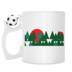 Кружка с футбольным мячиком