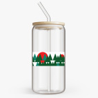 Банка с бамбуковой крышкой