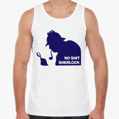 Майка с принтом Шерлок